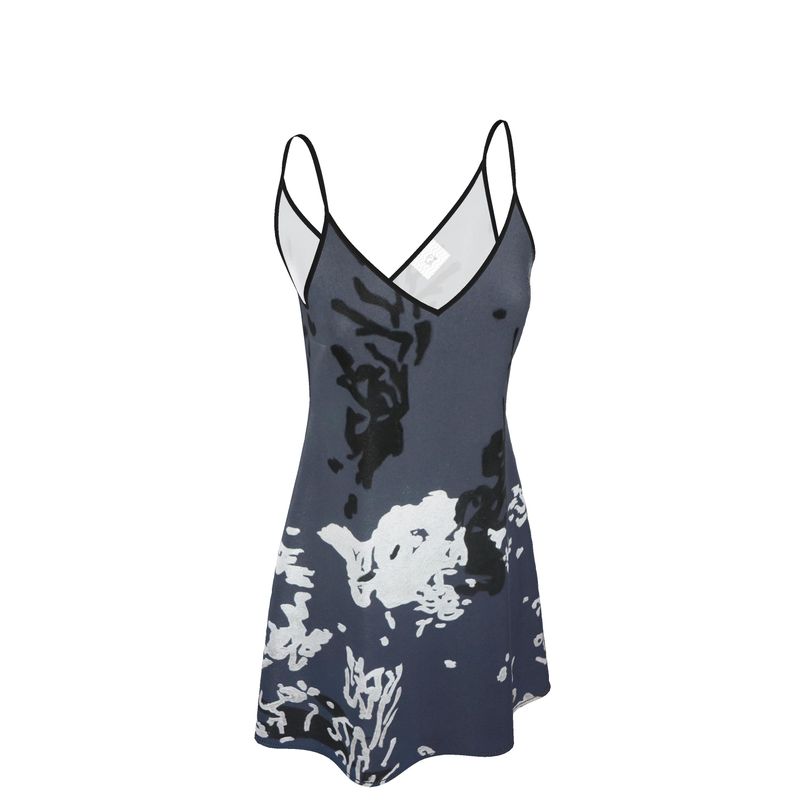 Slip Dress "Nocturne Script"