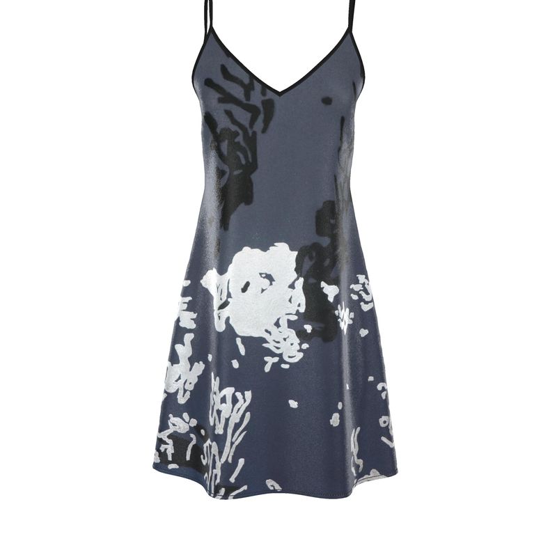 Slip Dress "Nocturne Script"
