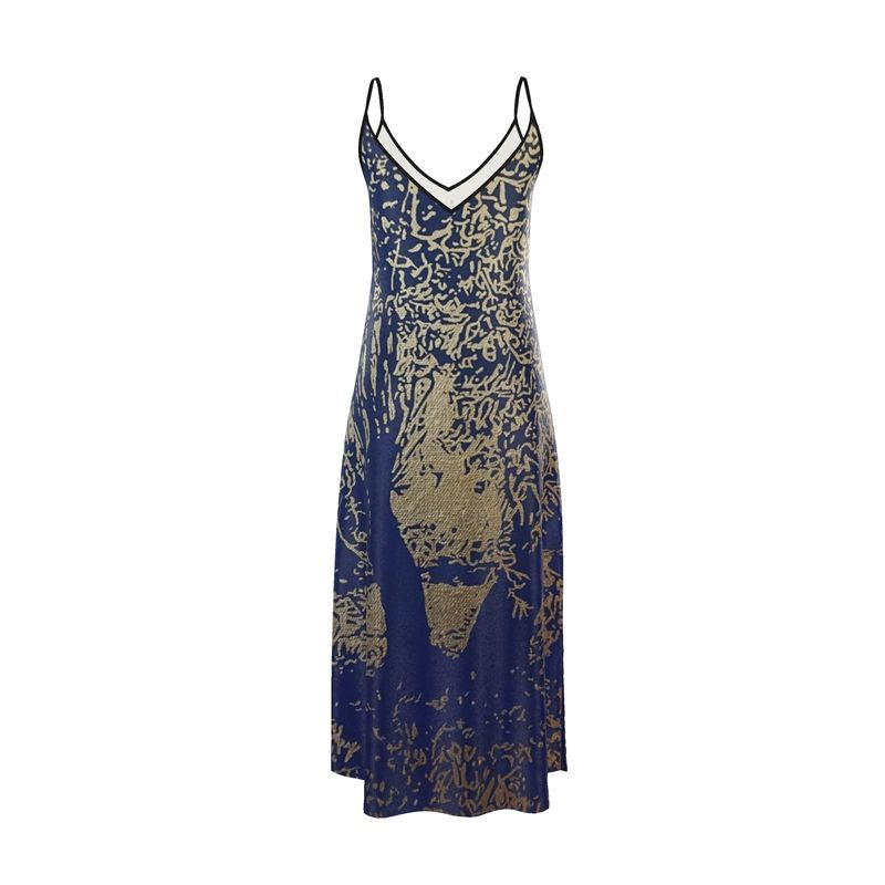 Slip Dress "Gilded Night"