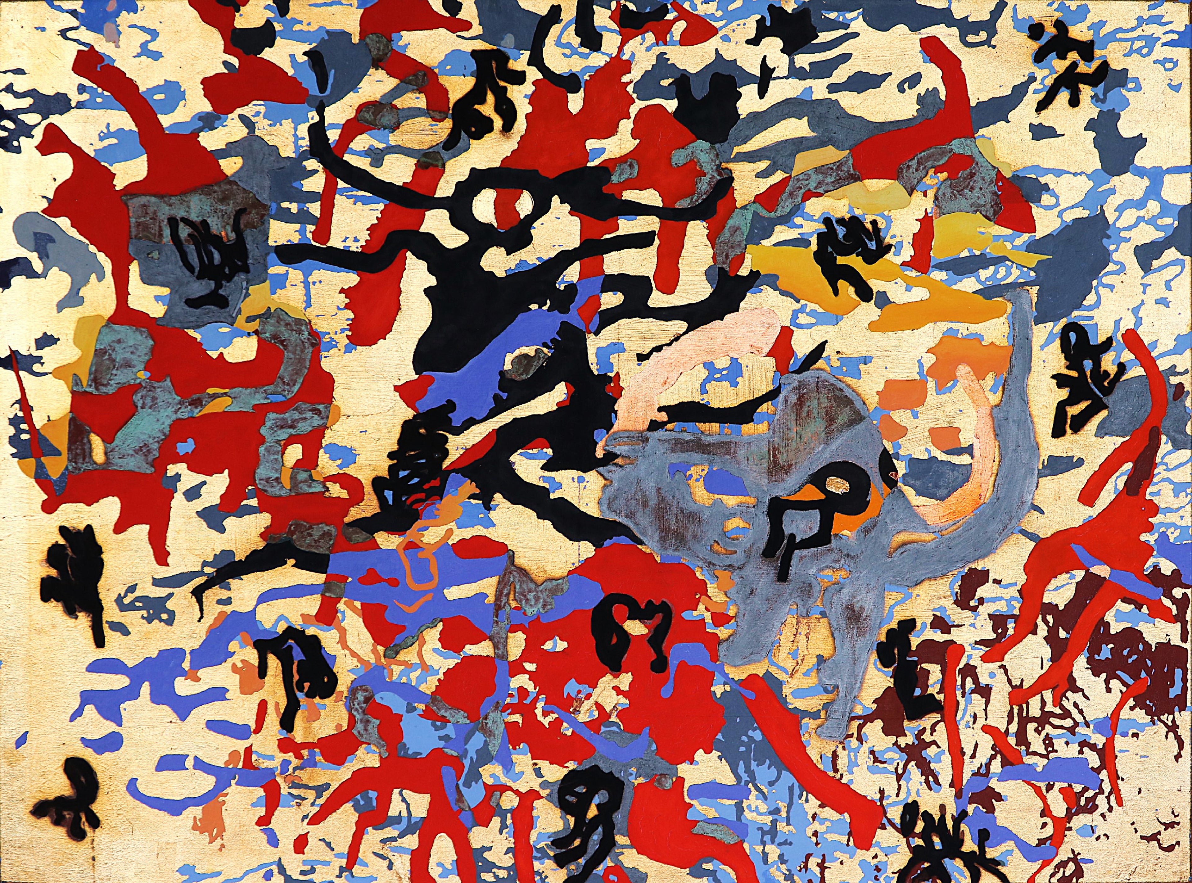 Hieros Iconization IV (A Winter of Inhumanity and War) 135 x 100 cm